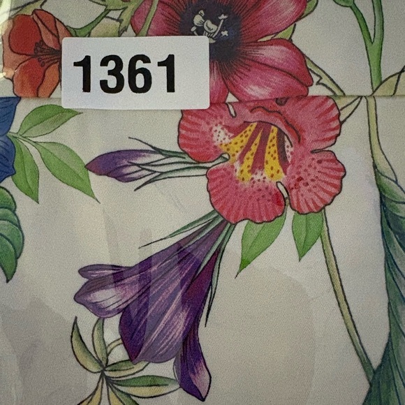 Ann Taylor Factory Women Floral Pencil Skirt Lined Back Zip Office Casual Sz 10P - Picture 6 of 6